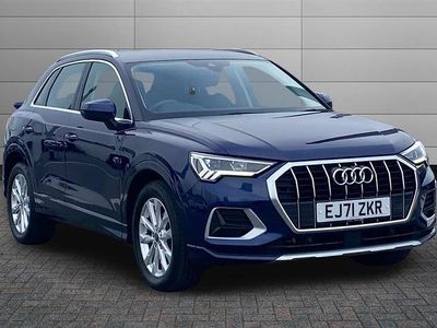 Used Audi Q3 Sport 150 HP (110 kW) 2022 Navarra blue SUV
