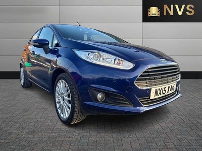 Used Ford Fiesta Titanium 2015 Blue Hatchback