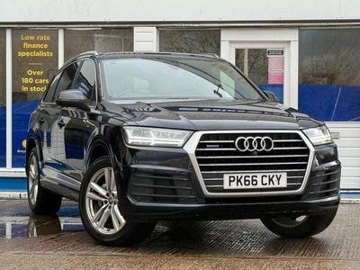 Used Audi Q7 S-Line 272 HP (200 kW) 2016 Blue SUV