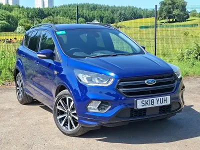Used Ford Kuga ST-Line 150 HP (110 kW) 2018 Blue SUV