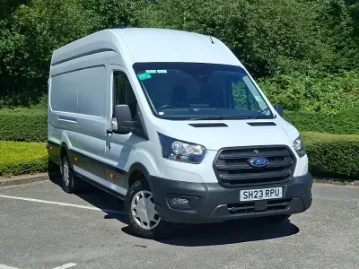 Used Ford Transit Trend 130 HP (95 kW) 2023 White Van