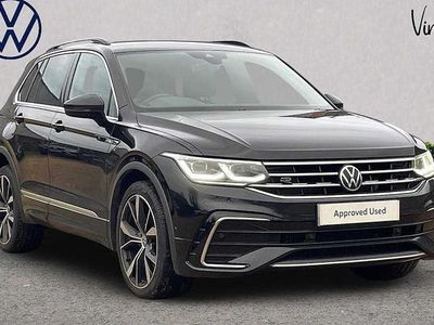 Black Used 2022 VW Tiguan R-line SUV | £25,585 (Fair price)
