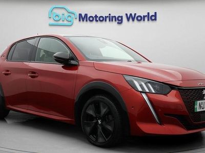 Used Peugeot e-208 Premium 100 kW (136 HP) 2021 Red Hatchback