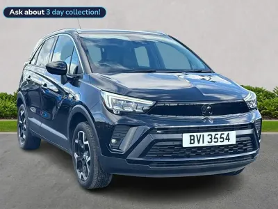 Used Vauxhall Crossland Ultimate 110 HP (80 kW) 2023 Black SUV