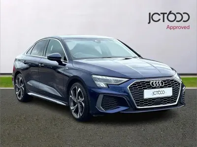 Used Audi A3 S-Line 147 HP (108 kW) 2024 Blue Sedan