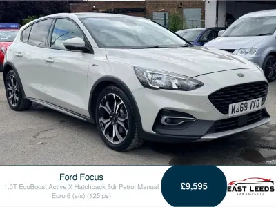 Used Ford Focus Active X 125 HP (91 kW) 2019 White Hatchback