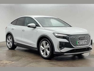 Used Audi Q4 Sportback e-tron S-Line 150 kW (204 HP) 2023 White SUV