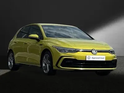 Used VW Golf VII R-line 150 HP (110 kW) 2020 Yellow Hatchback