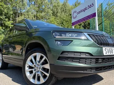 Used Skoda Karoq SE L 150 HP (110 kW) 2018 Green SUV