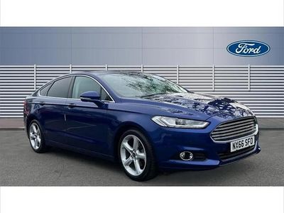 Used Ford Mondeo Titanium 160 HP (117 kW) 2016 Blue Hatchback
