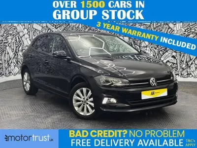 Używany VW Polo Match 95 KM (69 kW) 2021 Czarny Hatchback