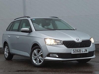 Used Skoda Fabia SE 75 HP (55 kW) 2019 Silver Estate