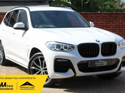 Used BMW X3 M Sport 184 HP (135 kW) 2020 White SUV