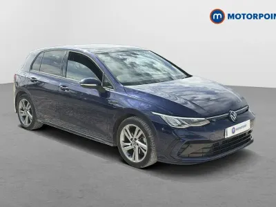 Used VW Golf VIII R-line 131 HP (96 kW) 2024 Blue Hatchback