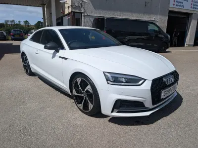 Used Audi A5 S-Line 190 HP (139 kW) 2018 White Coupe