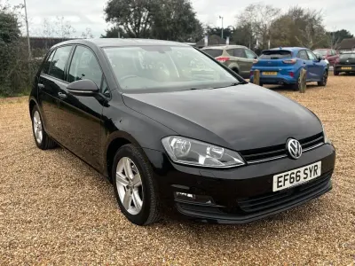 Used VW Golf VII Edition 125 HP (91 kW) 2017 Black Hatchback