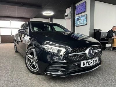 Used Mercedes A180 AMG line 116 HP (85 kW) 2018 Black Hatchback