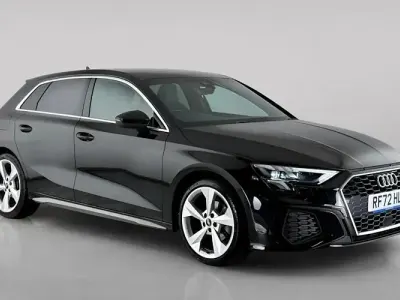 Used Audi A3 Sportback S-Line 200 HP (147 kW) 2022 Black Hatchback