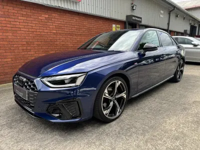 Used Audi A4 Black Edition 2024 Blue Sedan
