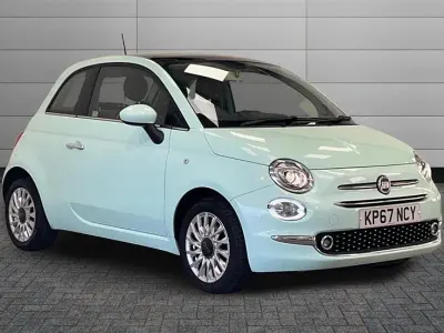 Used Fiat 500 Lounge 69 HP (50 kW) 2017 Green Hatchback