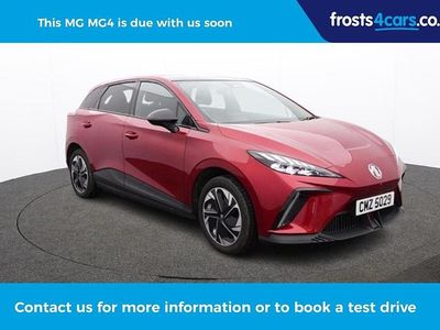 Used MG MG4 EV Trophy 2023 Red Hatchback