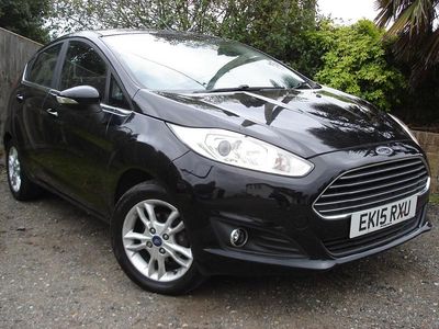 Used Ford Fiesta Zetec 2015 Black Hatchback