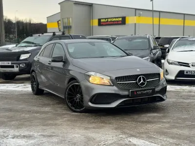 Used Mercedes A200 AMG line 136 HP (100 kW) 2017 Grey Hatchback