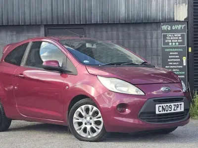 Used Ford Ka Zetec 69 HP (50 kW) 2009 Red Hatchback