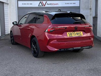 Used Vauxhall Astra S 128 HP (94 kW) 2023 Red Estate
