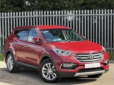 Używany Hyundai Santa Fe Premium 200 KM (147 kW) 2017 Czerwony SUV