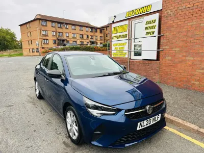 Used Vauxhall Corsa S 100 HP (73 kW) 2020 Blue Hatchback