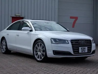 Used Audi A8 Comfort 2014 White Sedan