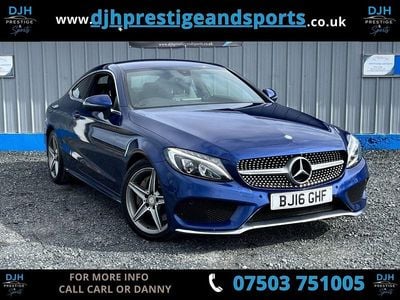 Used Mercedes C250 AMG line 2016 Blue Coupe