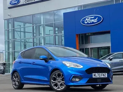 Używany Ford Fiesta ST-Line 95 KM (69 kW) 2020 Niebieski Hatchback