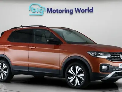 Used VW T-Cross Black Edition 110 HP (80 kW) 2023 Orange SUV