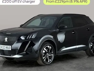 Used Peugeot e-2008 GT 100 kW (136 HP) 2023 Black SUV