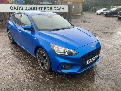 Used Ford Focus ST-Line X 125 HP (91 kW) 2020 Blue Hatchback