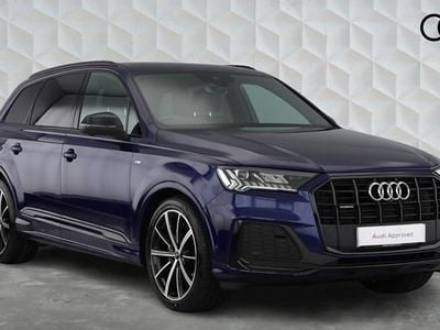 Blue Used 2021 Audi Q7 Black Edition SUV | £35,800 (Fair price)