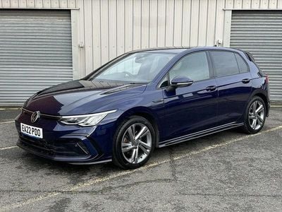 Used VW Golf VIII R-line 150 HP (110 kW) 2022 Blue Hatchback