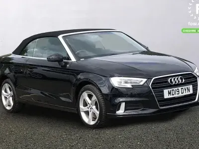 Used Audi A3 Cabriolet Sport 220 HP (161 kW) 2019 Black Cabriolet
