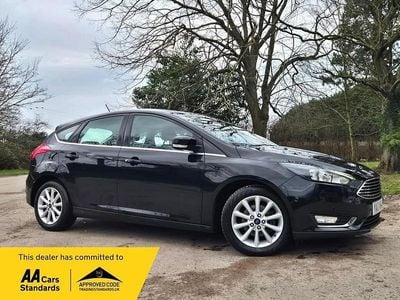 Used Ford Focus Titanium 125 HP (91 kW) 2017 Black Hatchback