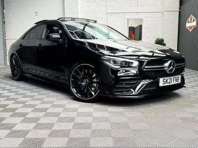 Used Mercedes CLA35 AMG Premium Plus 2021 Black Coupe