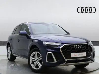 Used Audi Q5 S-Line 245 HP (180 kW) 2022 Blue SUV