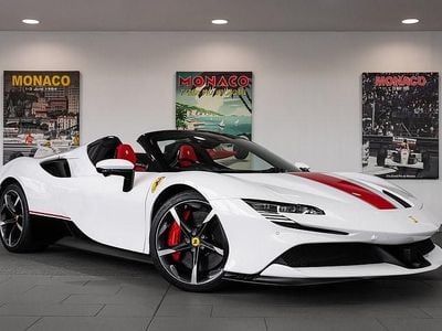 New Ferrari SF90 2025 White Cabriolet