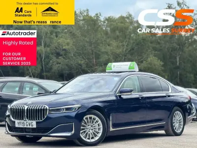 Used BMW 745e 2019 Blue Sedan