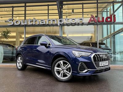 Blue Used 2022 Audi Q3 S-Line SUV | £25,590 (Fair price)