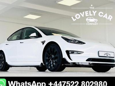 White Used 2021 Tesla Model 3 Standard Range Plus Sedan | £16,490 (Fair price)