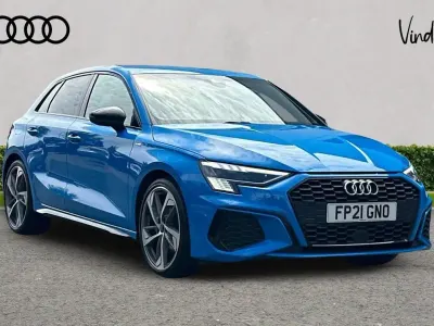 Used Audi A3 Comfort 147 HP (108 kW) 2021 Blue Sedan