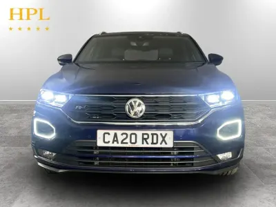 Used VW T-Roc R-line 150 HP (110 kW) 2020 Blue SUV