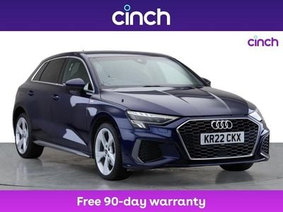 Blue Used 2022 Audi A3 e-tron S-Line Hatchback | £17,799 (Fair price)